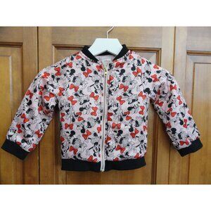 Disney Collection by Tutu Couture Minnie Mouse Pink Bomber Jacket - Girls 4T